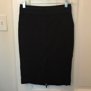 BCBG black pencil skirt.